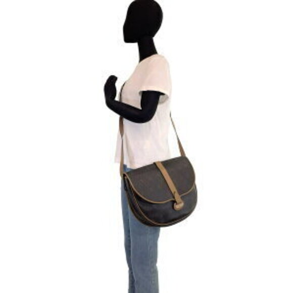 Dior Honeycomb Brown Leather Shoulder Bag - Picture 7 of 10